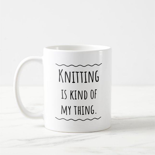 Knitter Knitter Crochet Kaffeetasse (Links)