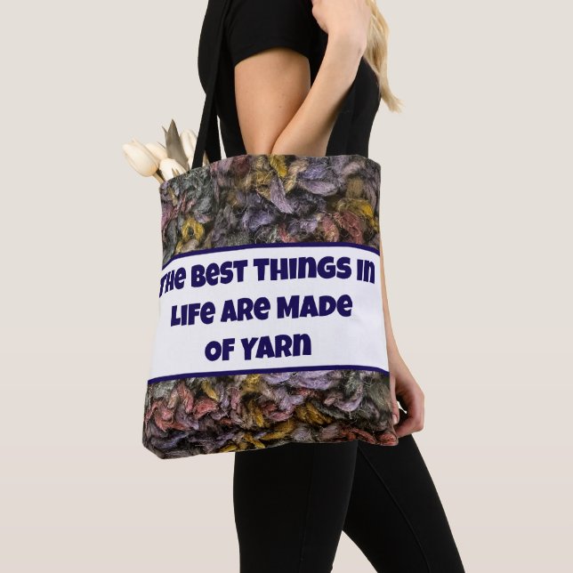 Knitter Multicolor Threads Crafty Foto Liebe Garn (Von Nahem)