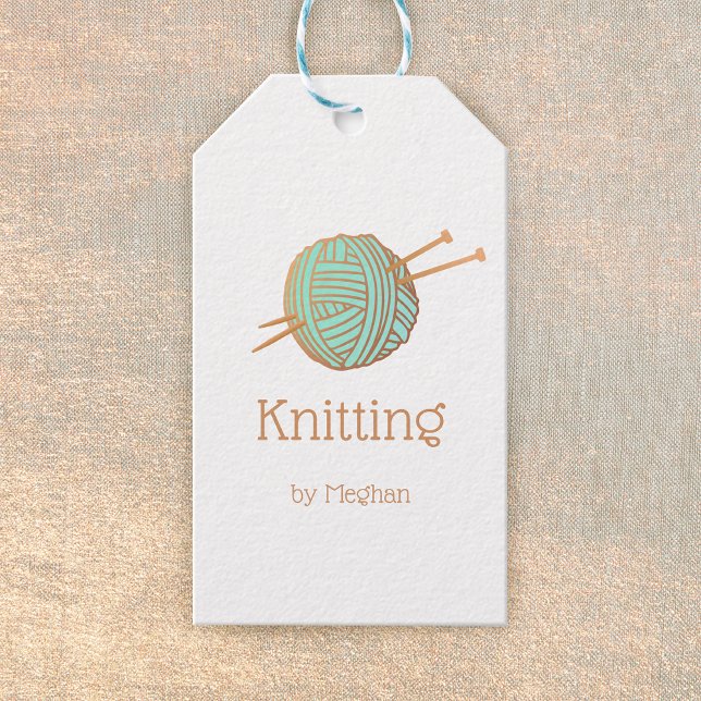 Knitter Strickgarn Geschenktasten Geschenkanhänger (Von Creator hochgeladen)