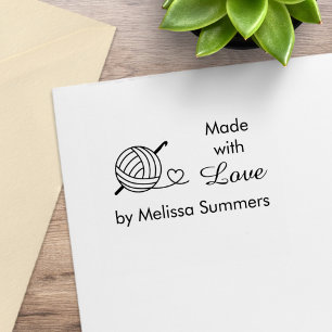 Knittergarn aus Liebe 2 Gummistempel