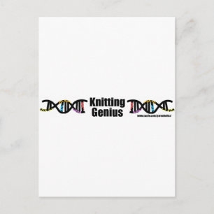 Knittergenie Postkarte