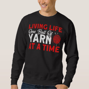 Knitterknochen aus Garn Sweatshirt