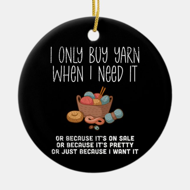 Knitterkörbe Keramik Ornament (Vorne)