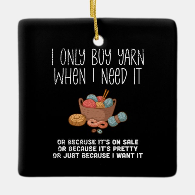 Knitterkörbe Keramikornament (Vorderseite)