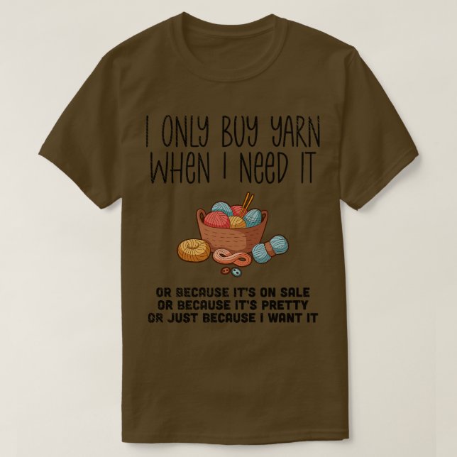 Knitterkörbe T-Shirt (Design vorne)