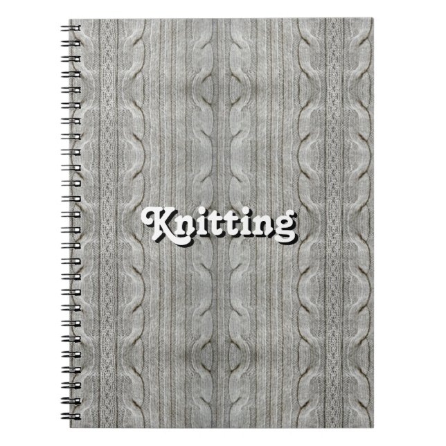 Knittern (benutzerdefinierbar) notizblock (Vorderseite)