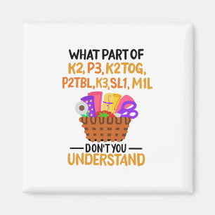 Knittern Funny Knitting Quotes Magnet