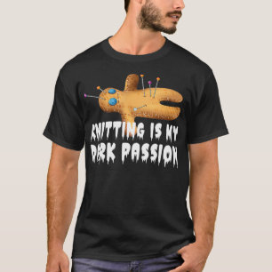 Knittern ist meine dunkle Leidenschaft, Scheußnähe T-Shirt