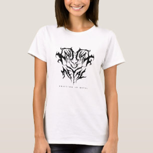 Knittern ist T-Shirt von Metallfrauen