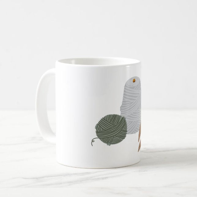 Knittern Kaffeetasse (Vorderseite Links)