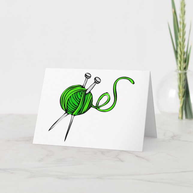 Knittern Karte (Vorderseite)