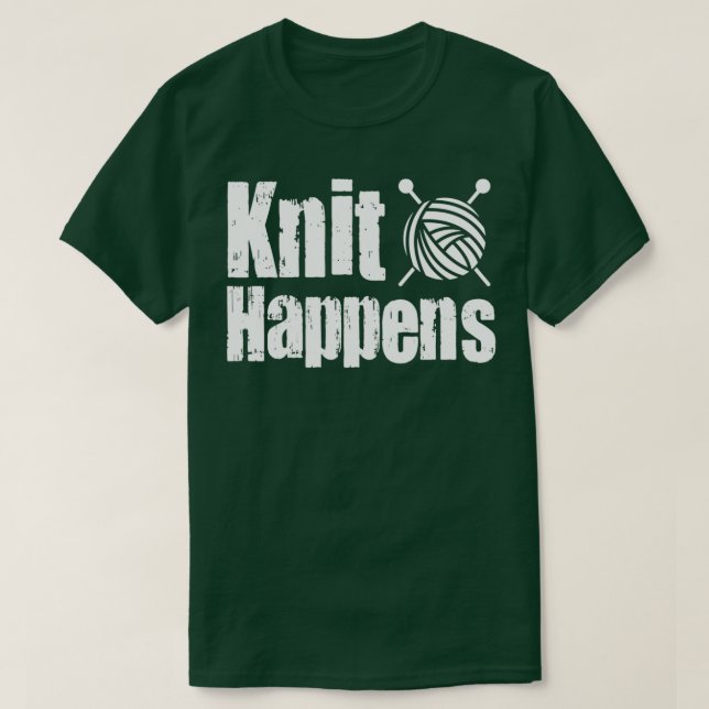 Knittern Knittern T-Shirt (Design vorne)