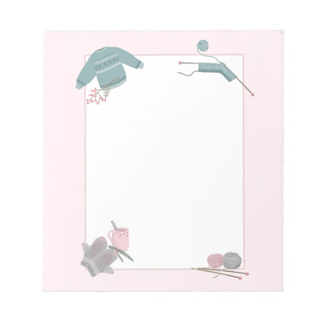 Knittern Notizblock (Vorderseite)