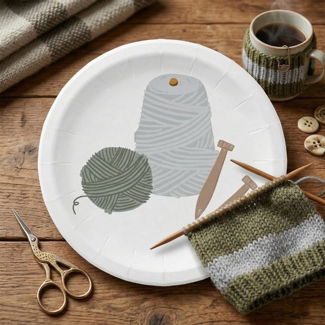 Knittern Pappteller (Von Creator hochgeladen)
