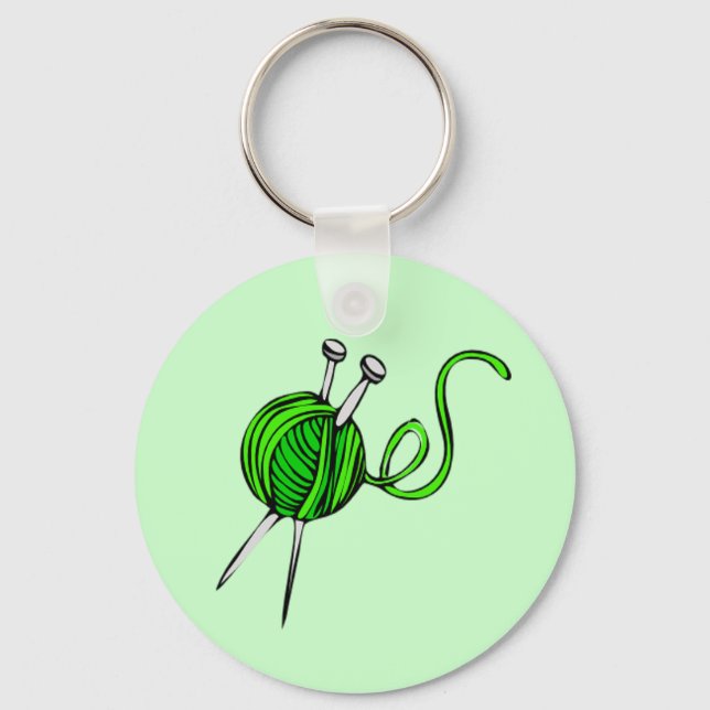 Knittern Schlüsselanhänger (Vorderseite)