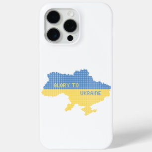 Knittern ukrainischer Staat Landkarte Text Ruhm an Case-Mate iPhone Hülle