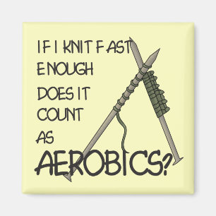 Knittern von Aerobic Magnet