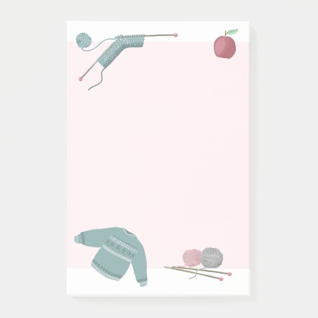 Knitternotizen Post-it Klebezettel (Vorderseite)