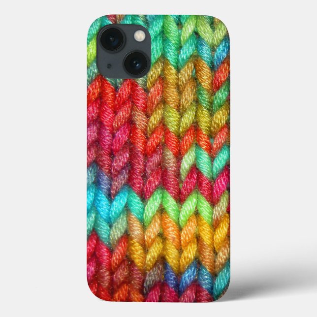 Knitters Delight Colorful Garne Case-Mate iPhone Hülle (Rückseite)