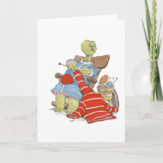 Knitterschildkrötenkarte Karte