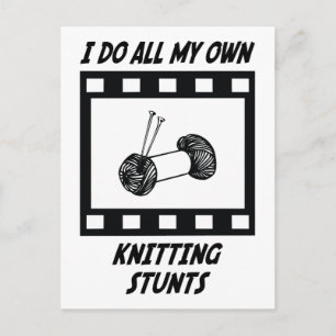 Knitterstunts Postkarte