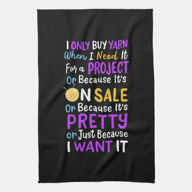 Knitterwolle Geschirrtuch (Vertikal)