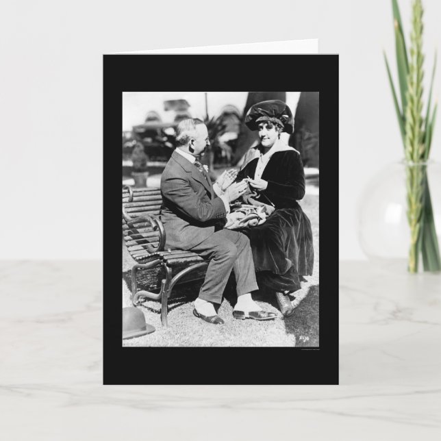 Knitting für die Kriegsbemühungen von 1917 Karte (Vorderseite)