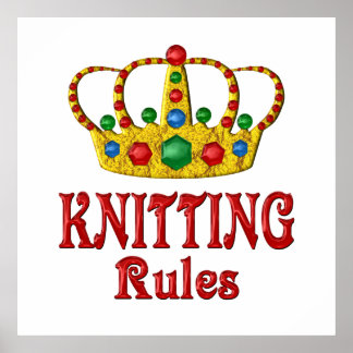 KNITTVORSCHRIFTEN POSTER