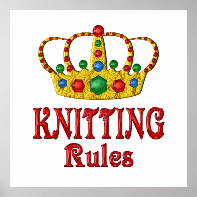 KNITTVORSCHRIFTEN POSTER (Vorne)