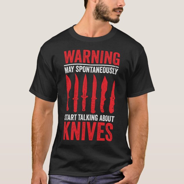 Knive Collector Talk T-Shirt (Vorderseite)