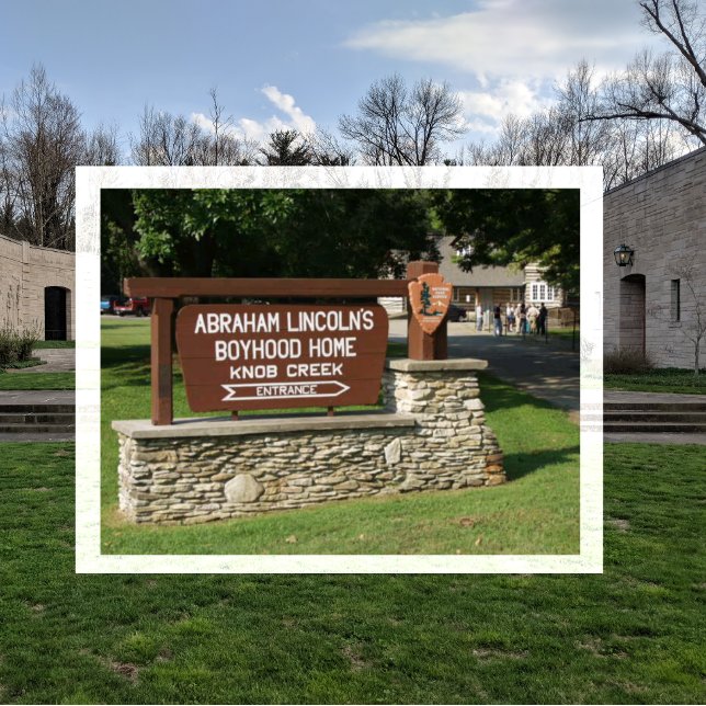 Knob Creek Tavern ,Abraham Lincolns Birthplace NHS Postkarte (Von Creator hochgeladen)