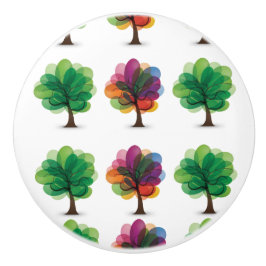 Knob der abstrakten Bäume Keramik Keramikknauf