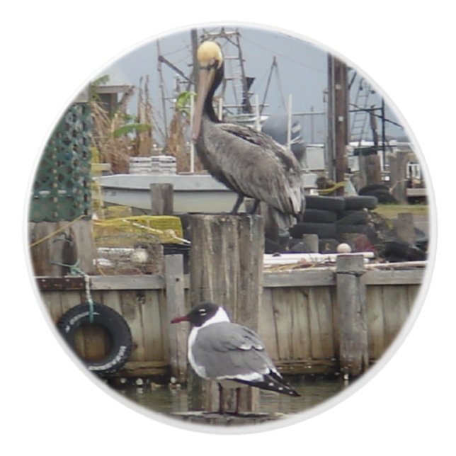 Knob der Keramik "Fisherman's Dream" Keramikknauf (Vorderseite)