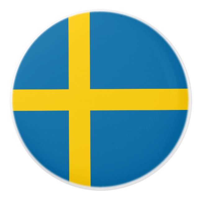 Knob der schwedischen Keramik (Schweden) Keramikknauf (Vorderseite)