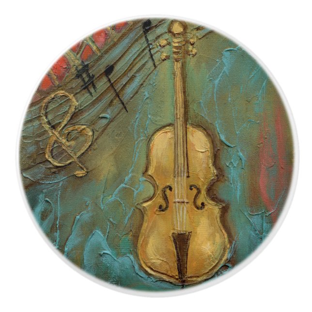 Knob "Mello Cello"-Keramik Keramikknauf (Vorderseite)