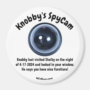 Knobby besuchte Shelby-Kühlschrank Magnet