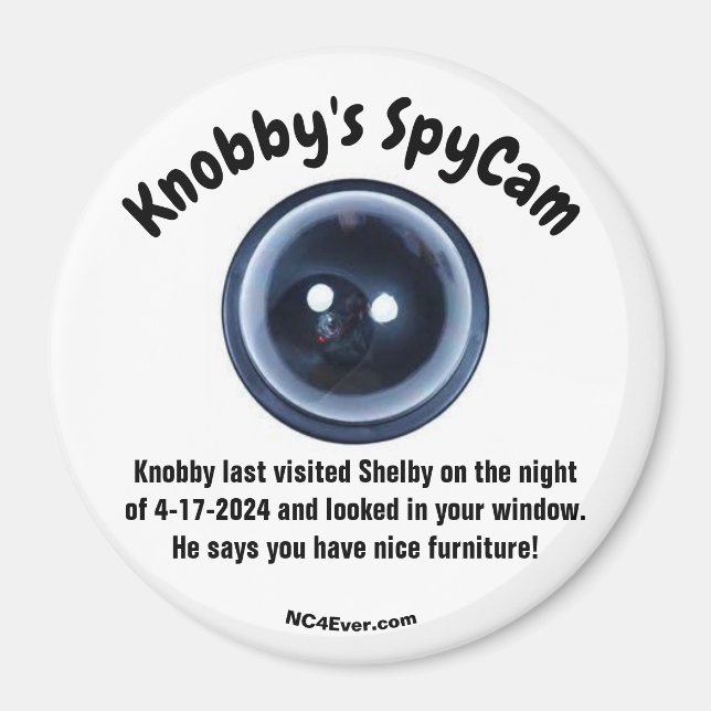 Knobby besuchte Shelby-Kühlschrank Magnet (Vorne)