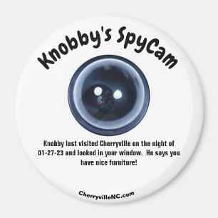 Knobby-SpyCam-Cherryville-Magnet Magnet