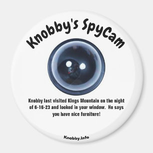 Knobby's SpyCam Kings Mountain Fun Kühlschrank Magnet