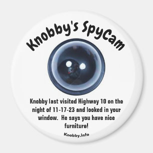 Knobby's zuletzt besuchte Autobahn 10 Magnet