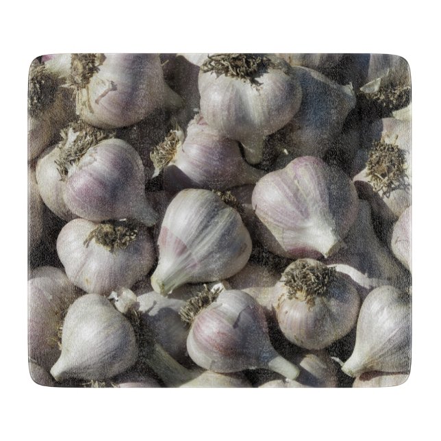 Knoblauch-Ernte-Glasschneiden-Brett Schneidebrett (Vorderseite)