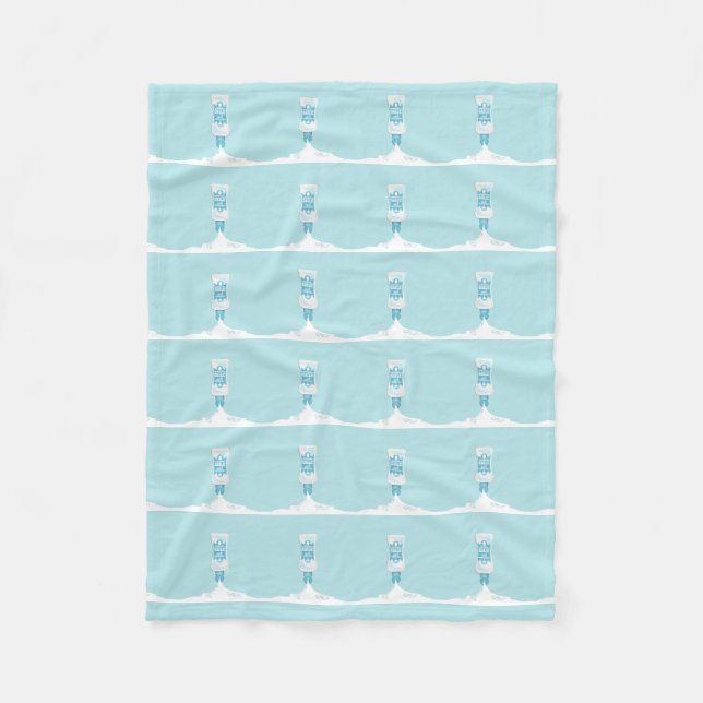 Knoblauch Fleecedecke (Vorderseite)