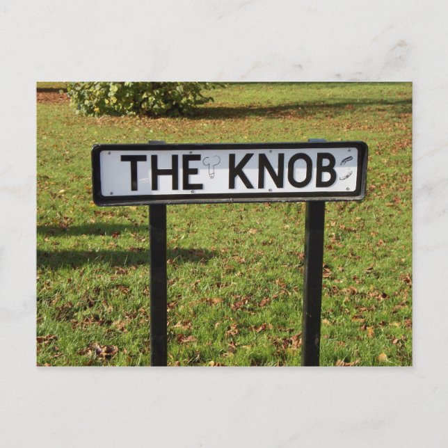 Knoblauch - Funny Rude Place Name Postkarte (Vorderseite)