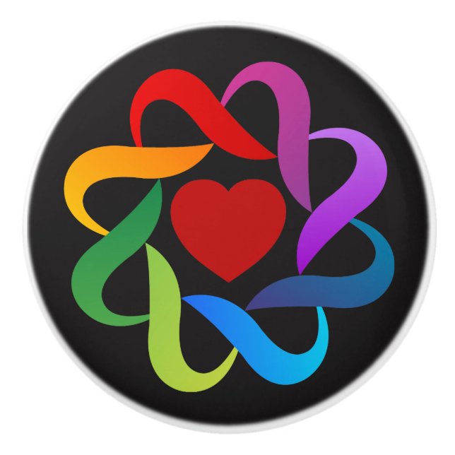 Knoblauch für Liebe- und Unity-Design-Keramik Keramikknauf (Vorderseite)