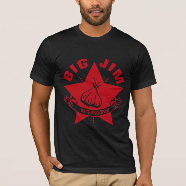 Knoblauch! Große Jim-Nachmittage T-Shirt (Vorderseite)