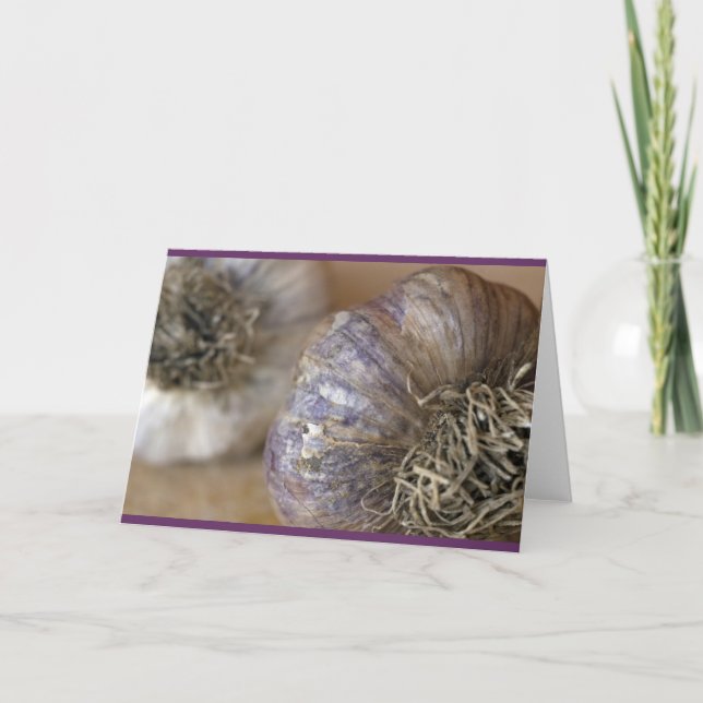 Knoblauch Karte (Vorderseite)