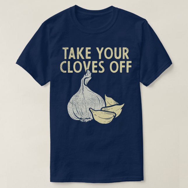 Knoblauch-Pflanze 1 T-Shirt (Design vorne)