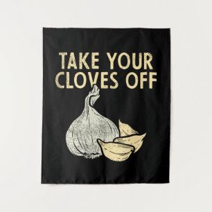 Knoblauch-Pflanze Wandteppich