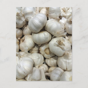 Knoblauch Postkarte