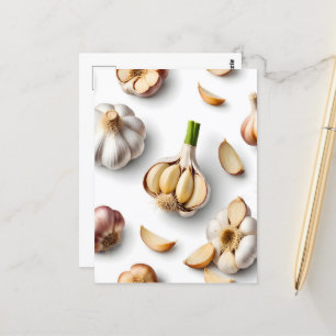 Knoblauch Postkarte